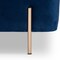 Baxton Studio Rockwell Glam and Luxe Navy Blue Velvet Upholstered and Gold Finished Metal Storage Bench 198-12209-ZORO - alternate 7